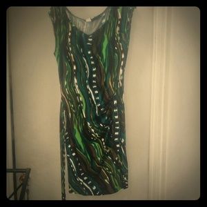 A multicolored dress. Large